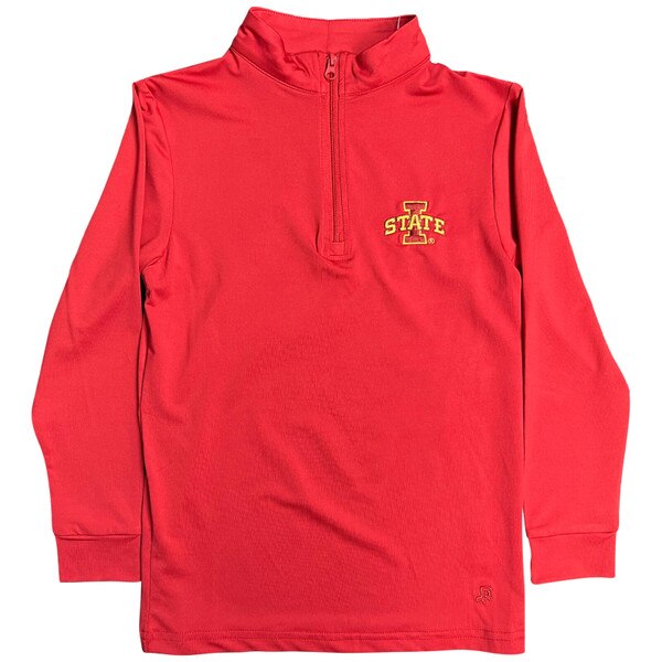 Authentic Brand Youth I-State Cardinal 1/4 Zip Long Sleeve